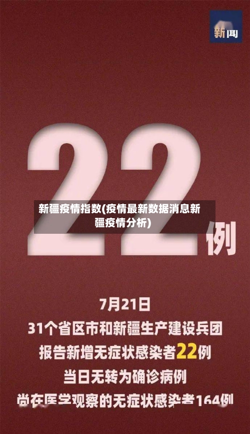 新疆疫情指数(疫情最新数据消息新疆疫情分析)