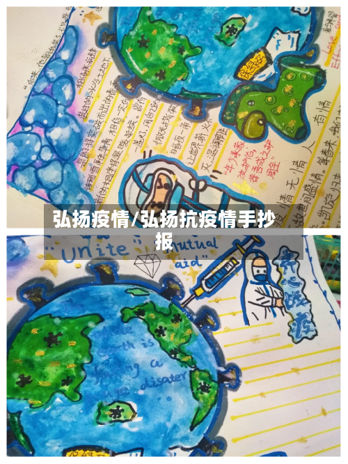 弘扬疫情/弘扬抗疫情手抄报